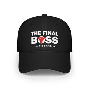 The Final BOSS The Rock WWE Baseball Cap, Wrestling Hat, Athlete Gift, Sports
